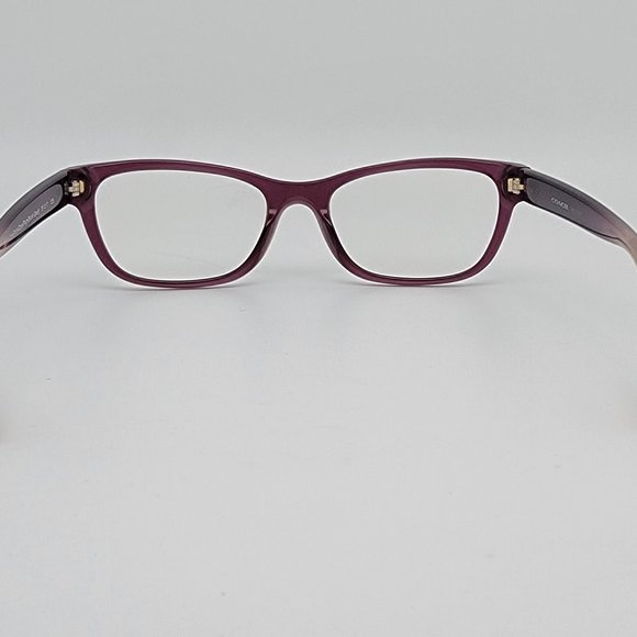 Coach HC6082 5351 Crystal Plum Crystal Plum Blush Gradient Eyeglasses Frame 51mm - Picture 5 of 14